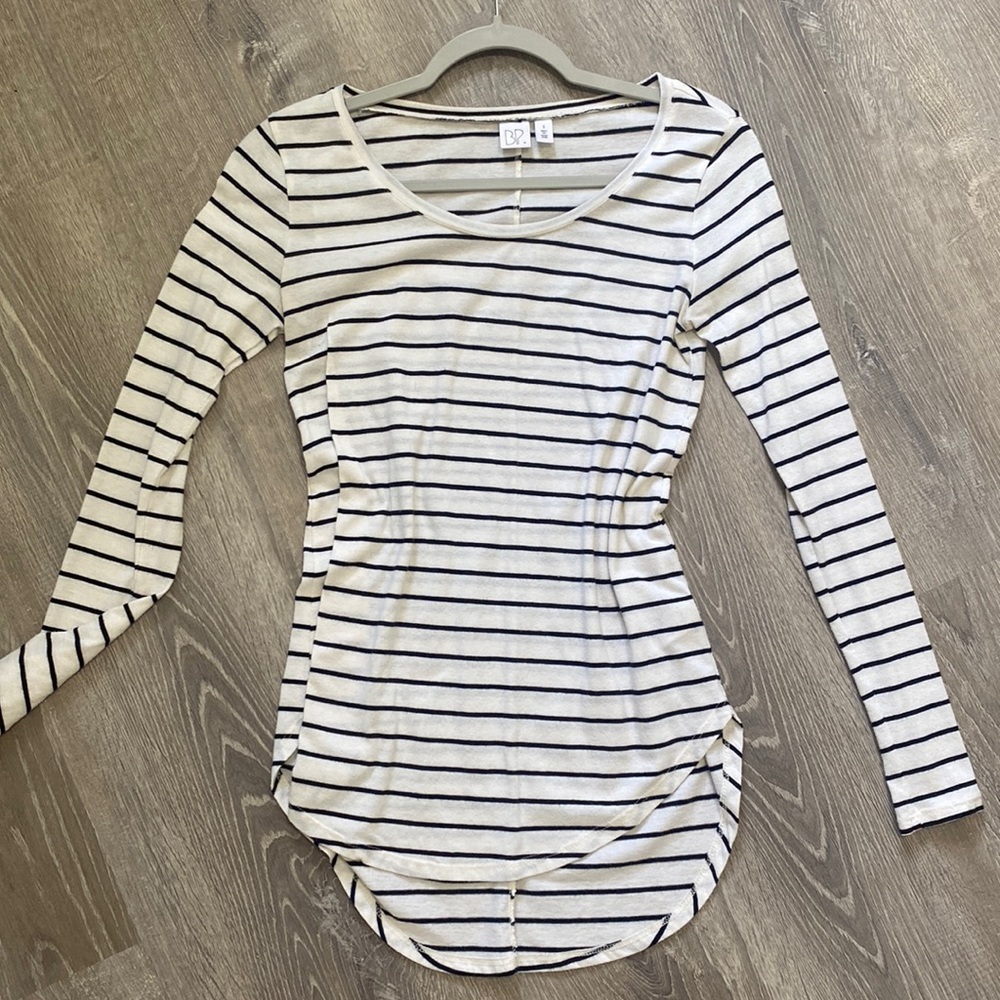 Long sleeve striped lightweight BP t shirt